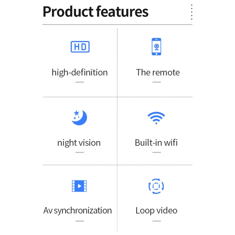 X2 Smart HD Mini WiFi Camera Support Night Vision & Motion Detection & TF Card, X2 X2 Smart HD Mini WiFi Camera Support Night Vision & Motion Detection & TF Card, X2